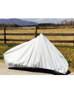 Carver&reg; Styled-to-Fit Sport Bike Motorcycle Cover - Fits 92" Length, Up to 27" Width Saddlebags, Low/No Windshield
