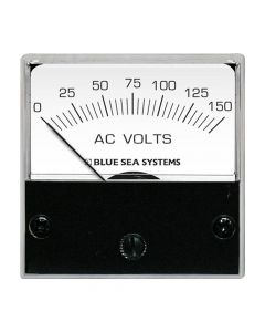 Blue Sea Systems 8244 AC Analog Micro Voltmeter, 2" Face, 0-150 Volts AC small_image_label