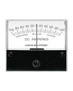 Blue Sea Systems 8253 DC Zero Center Analog Ammeter, 2-3/4" Face, 100-0-100 Amperes DC