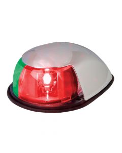 Perko LED Bi-Color Bow Light - Red/Green - 12V - Chrome Plated Housing