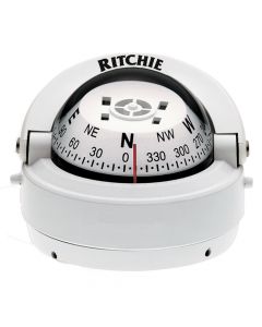 Ritchie S-53W Explorer Surface Mount Compass (White) small_image_label