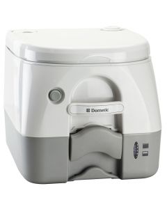 Dometic - SeaLand 974 Portable Toilet 2.6 Gallon Gray w/ Brackets small_image_label