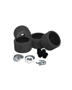 CE Smith C.E. Smith Ribber Roller Replacement Kit - 4 Pack - Black small_image_label