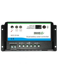 GANZ eco-energy GANZ Eco-Energy GCC-D10A Dual Charge Controller - 12/24V