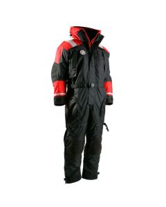 First Watch Marine Anti-Exposure Suit - Black/Red - Small