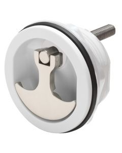 Whitecap Compression Handle - Nylon White/Stainless Steel - Non-Locking