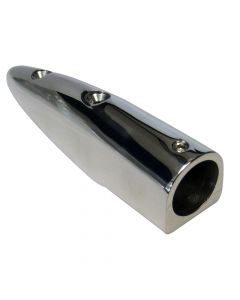 Whitecap 5-1/2&#176; Rail End (End-In) - 316 Stainless Steel - 7/8" Tube O.D. small_image_label