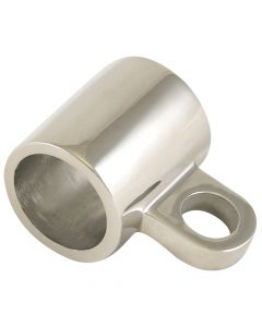 Whitecap Stanchion Sleeve w/Eye - 316 Stainless Steel - 1" Tube Eye