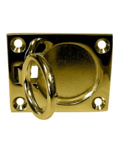 Whitecap Flush Pull Ring - Polished Brass - 2" x 2-1/2" small_image_label