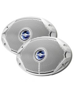 JBL MS9520 300W, 6 x 9 Coaxial Speakers - (Pair) White