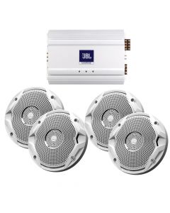 JBL MS6510 Speakers & MA6004 Amp Package - (4) 6.5" Speakers & (1) 4-Channel Amp