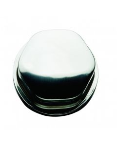 Ongaro Schmitt Faux Center Nut - Stainless Steel - 1/2&3/4 Base Included - For Cast Steering Wheels small_image_label