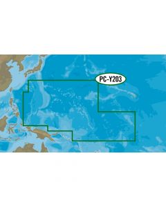 C-MAP MAX-N+ PC-Y203 - Carolinas, Kiribati, Marshall, & Marinas