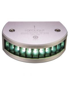 Lopolight Stern Light - 2nm f/Vessels up to 164'(50M) - Half Circle Housing - Vertical Mounting