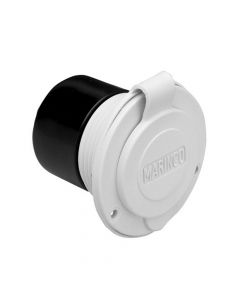 Marineco Marinco 15A 125V On-Board Charger Inlet - Front Mount - White small_image_label