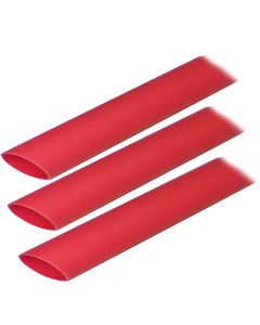 Ancor Adhesive Lined Heat Shrink Tubing (ALT) - 3/4" x 3" - 3-Pack - Red small_image_label