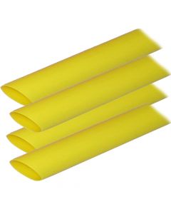 Ancor Adhesive Lined Heat Shrink Tubing (ALT) - 3/4" x 12" - 4-Pack - Yellow small_image_label