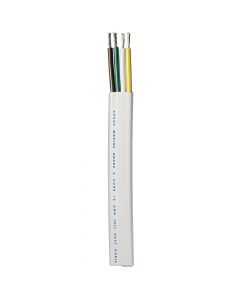 Ancor Trailer Cable - 16/4 AWG - Yellow/White/Green/Brown - Flat - 300'