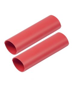 Ancor Heavy Wall Heat Shrink Tubing - 1" x 6" - 2-Pack - Red small_image_label