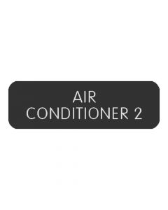 Blue Sea Large Format Label - "Air Conditioner 2"
