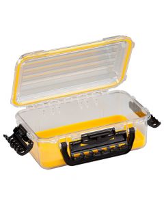 Plano Waterproof Polycarbonate Storage Box - 3600 Size - Yellow/Clear small_image_label