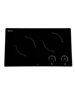 Whale Touch Control Electric Cooktop w/Pencil Edging - 2-Burner - 240V
