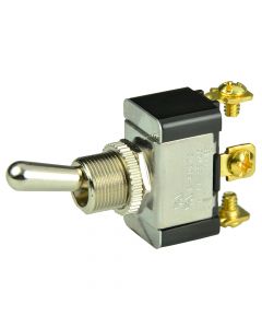 BEP SPDT Chrome Plated Toggle Switch - ON/OFF/(ON) small_image_label