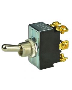 BEP DPDT Chrome Plated Toggle Switch - ON/OFF/ON small_image_label