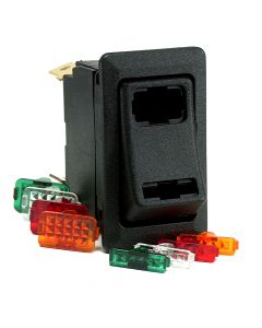 Cole Hersee Lighted Rocker Switch SPDT On-Off-On 4 Blade small_image_label