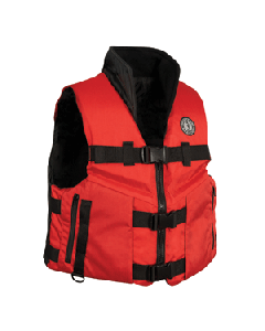 Mustang Accel 100 Fishing Vest, Red/Black, Sm-XXXL