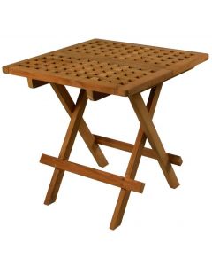 Teak Folding Deck Table, Oiled Finish - SeaTeak