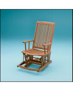 Whitecap Teak Glider Chair and Garden Bench
