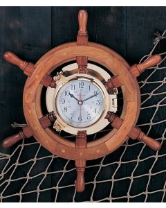 18&quot;-30&quot; Porthole Ship's Wheel Clocks