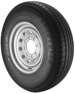 Kenda KR03 14" Radial Tire & Wheel Assemblies, ST205/75R-14 - Loadstar