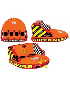 SportsStuff Big, Great & Super Mable 2, 3, 4 Person Reversible Boat Towable
