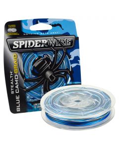 SpiderWire Stealth Blue Camo Braild Fishing Line