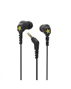 Scosche - Rockstar Noise Isolation Earbuds with 4 ft. Cable and 3.5mm Connector - Black small_image_label
