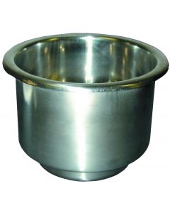 T-H Marine Supply, Stainless Steel Boat Drink Holder with Drain, Recessed Cup Holders small_image_label