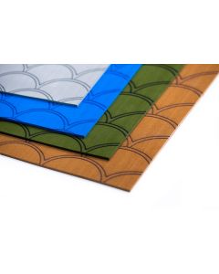 SeaDek Large Brushed Sheet Material with Designer Laser Fish Scales (40" x 80") 