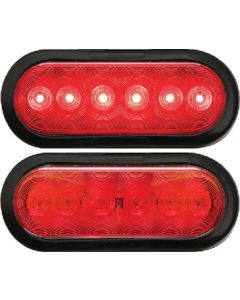 Optronics Fleet Count 6" Oval Sealed Led Stop/Turn/Tail Light, Red TLL12RK small_image_label