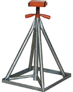 Brownell Galvanized Keel Stand With Flat Top