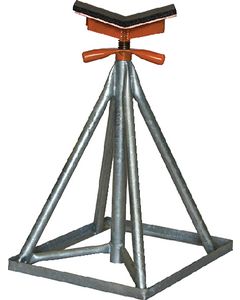 Brownell Galvanized Keel Stand With V Top