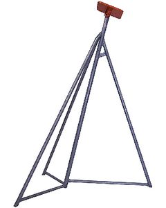Brownell Galvanized Sailboat Stand, Flat Top