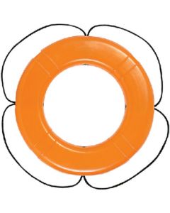Taylor Made Products 366 USCG Approved Foam Life Ring 20, Orange 
