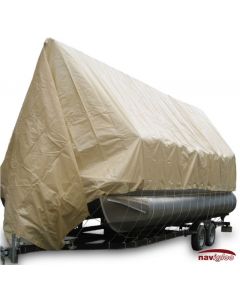 Navigloo Boat Shelter for 25 ft. - 26 ft . Pontoon Boats (Covers Motor) small_image_label