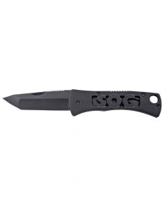 SOG Micron 2.0 Tanto Folding Knife - Hardcased Black