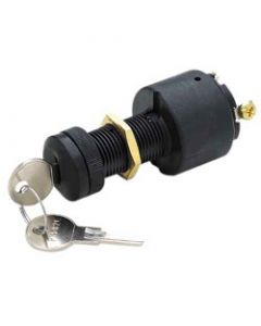 MarineWorks Replacement Ignition Switch, OFF/RUN/START, 3 Screw Tab