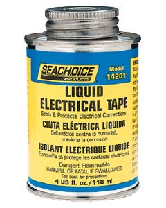 Seachoice Liquid Electrical Tape, 4 Oz, Black small_image_label