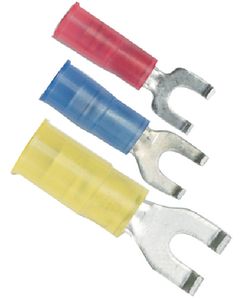 Ancor 16-14, #8 Insulated Flanged Spade Terminals, Blue, 6 small_image_label