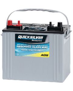 Quicksilver QS8A24M AGM Marine Deep Cycle Battery, Group 24 small_image_label